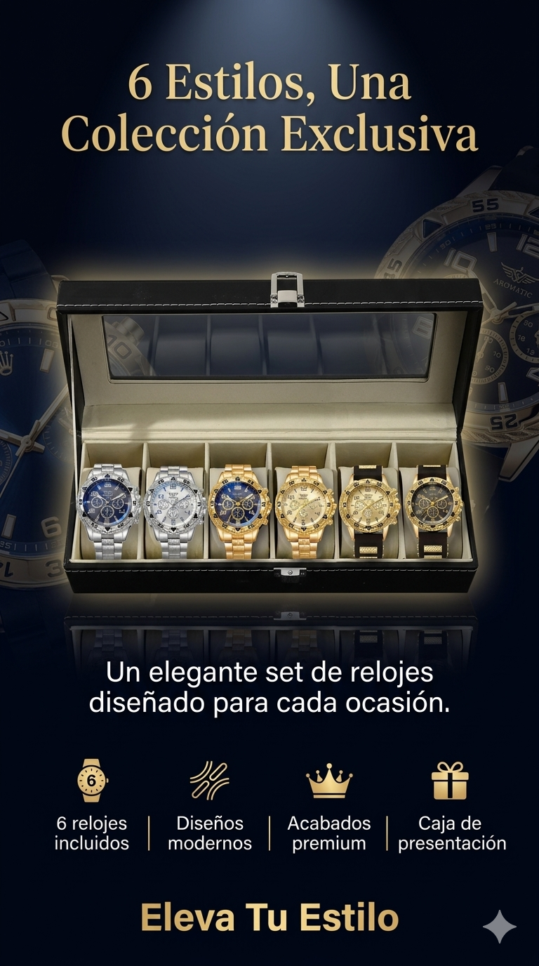 6 relojes