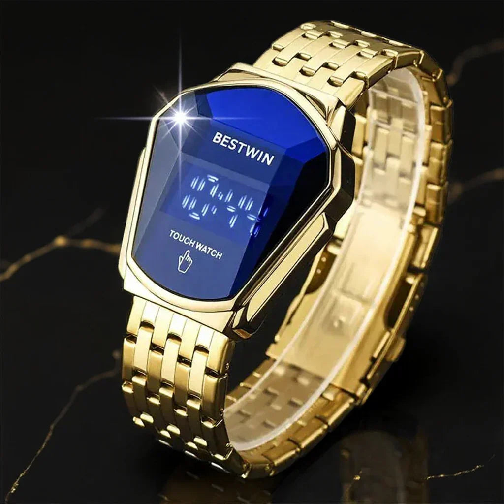 Relojes de lujo: elegancia dorada ⚜️ ¡y tecnología táctil inteligente que cautiva a todos!