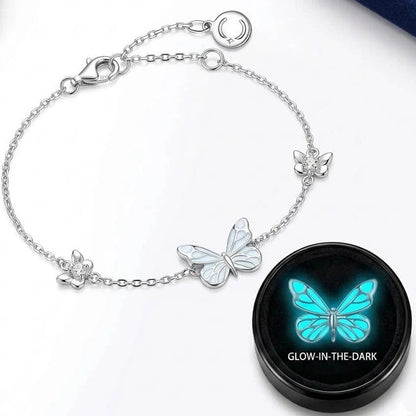 🦋 Pulsera "Mariposa Azul": Un toque de encanto atemporal y feminidad ✨
